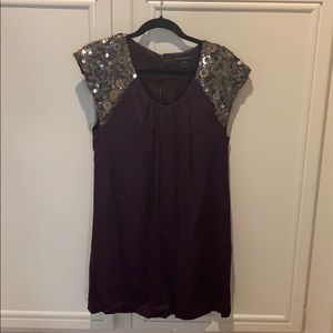 French connection mini dress with sequins